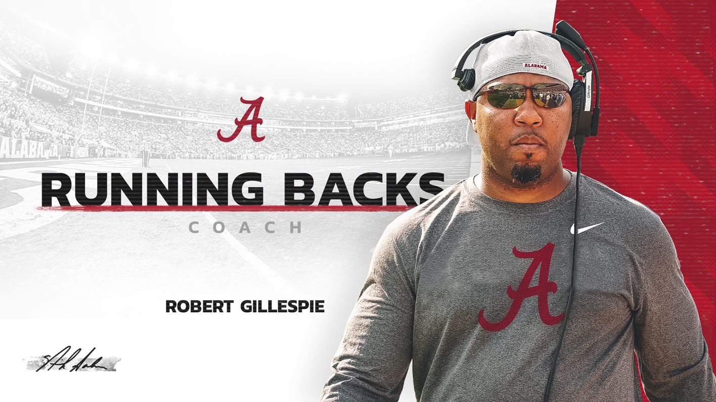 Nick Saban comments on addition of Robert Gillespie as Alabama running