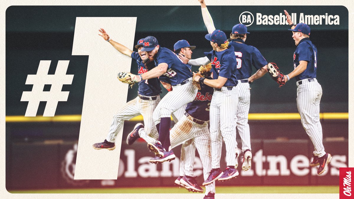 Baseball America top 25 rankings Ole Miss ranked No. 1, SEC has 9