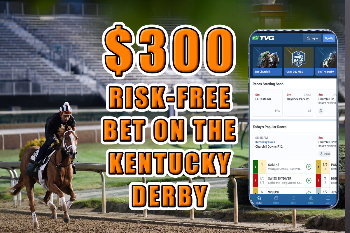 Get a 300 RiskFree Bet Kentucky Derby Promo With TVG