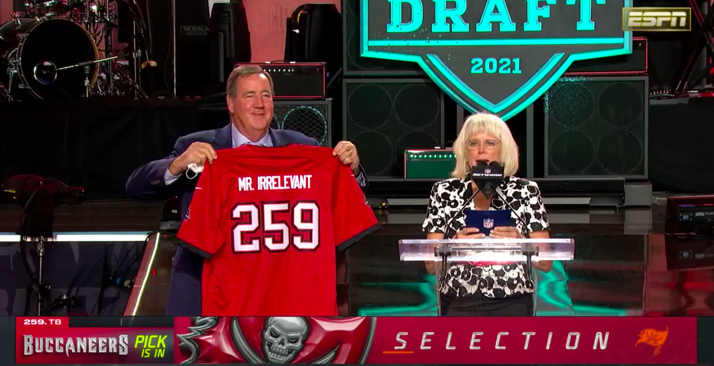2021 Mr. Irrelevant Tampa Bay Buccaneers make last pick in NFL Draft
