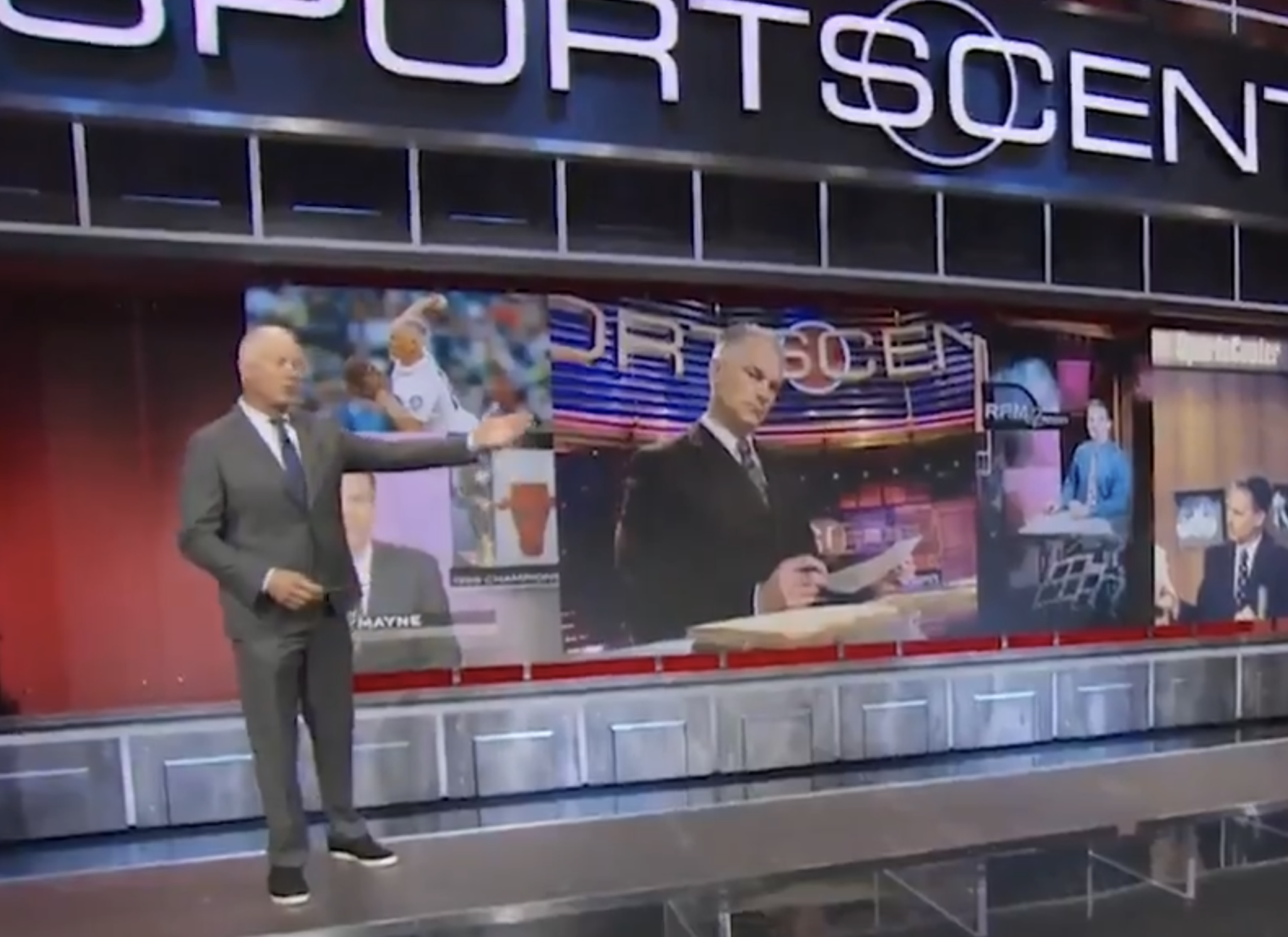 Kenny Mayne did not disappoint in his final ESPN SportsCenter