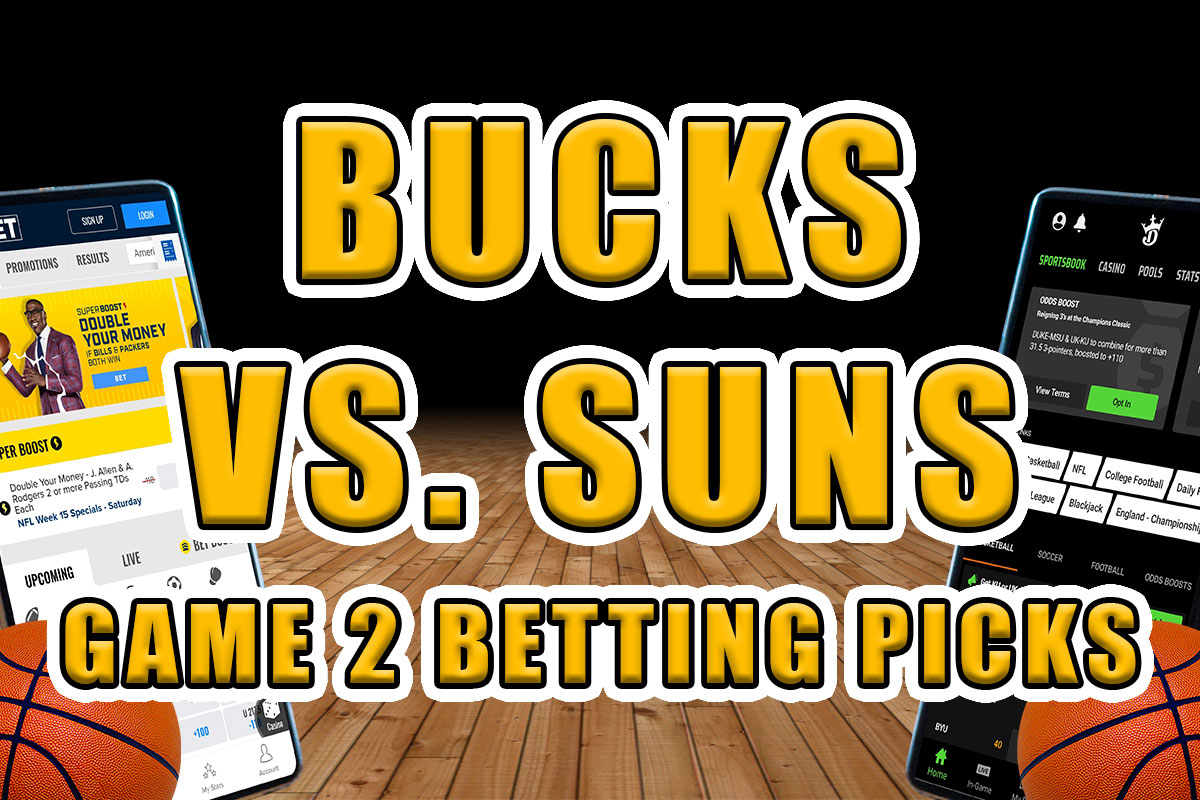 3 Best Bets for Bucks vs. Suns NBA Finals Game 2