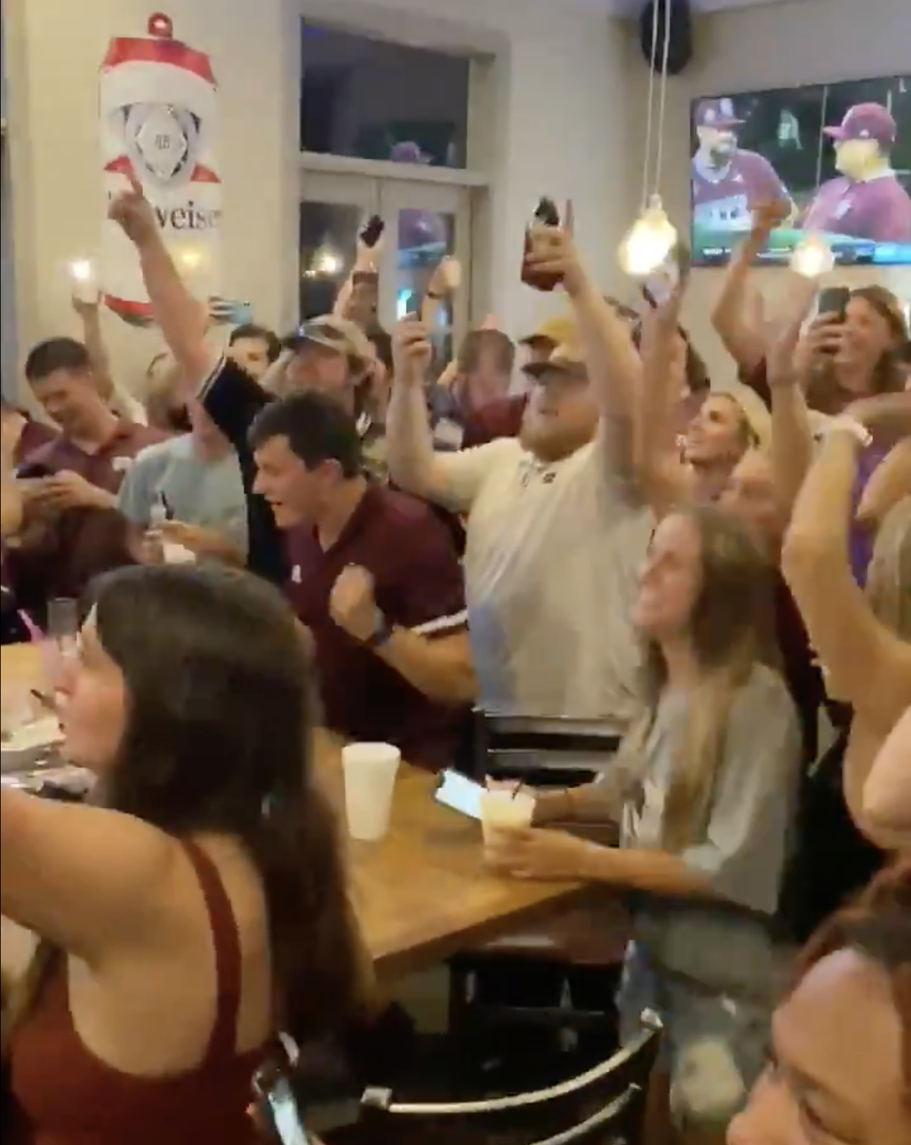 Mississippi State fans go wild celebrating school's first national championship