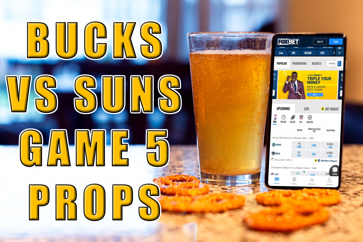 3 Best Bets for Bucks vs. Suns NBA Finals Game 5