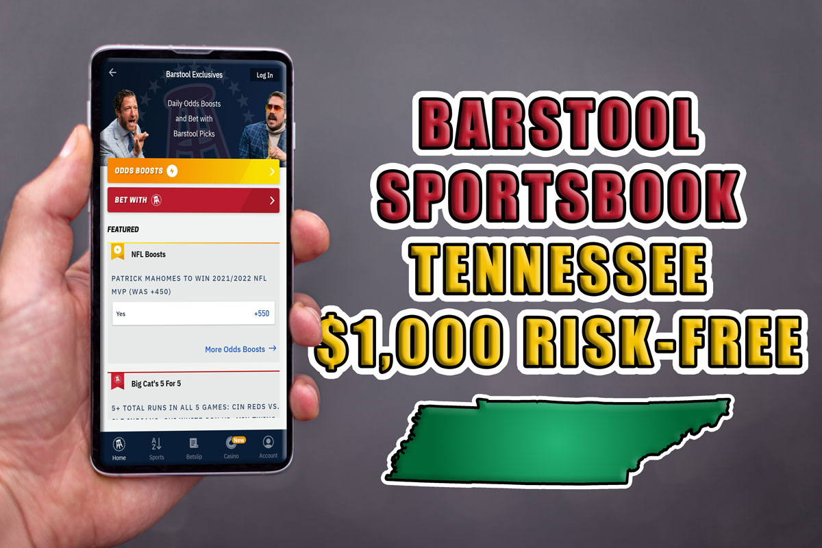 Get the Barstool Sportsbook Tennessee App, Score 1,000 RiskFree Promo