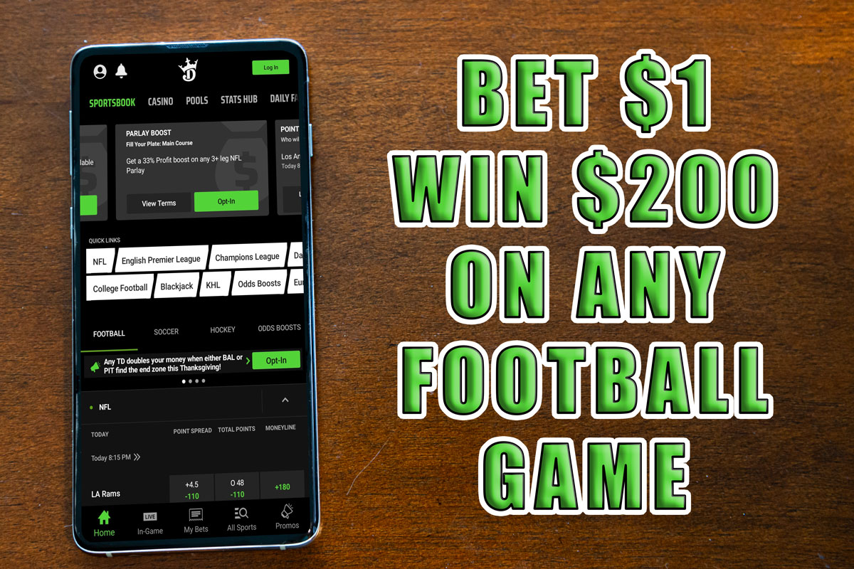 Draftkings Sportsbook Promo Gives New Football Bettors Instant 200 Bonus Draftkings Sportsbook Promo Gives New Football Bettors Instant 200 Bonus