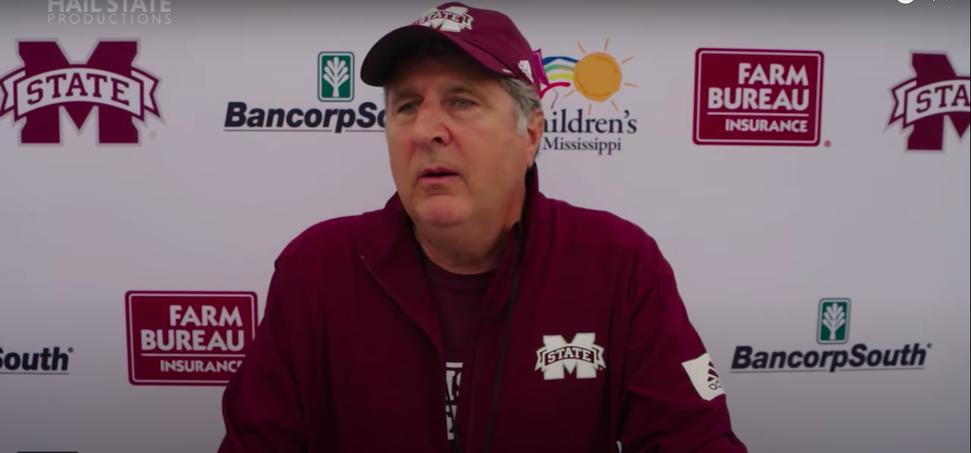 Mike Leach talks improved running game, OL ahead of scrimmage