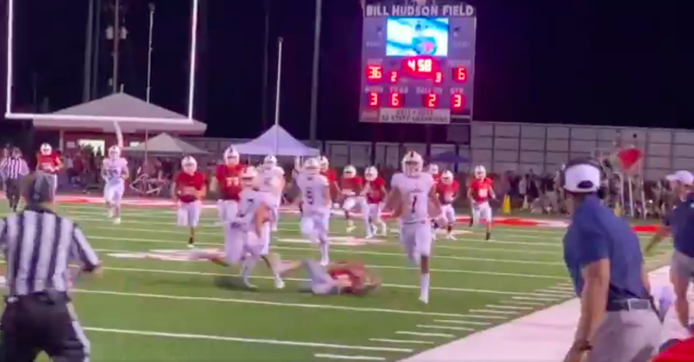 Speed to burn SEC commit Destin Wade delivers 98yard touchdown run