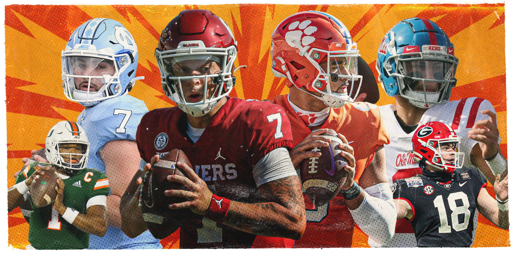 Os melhores quarterbacks do College Football em 2021