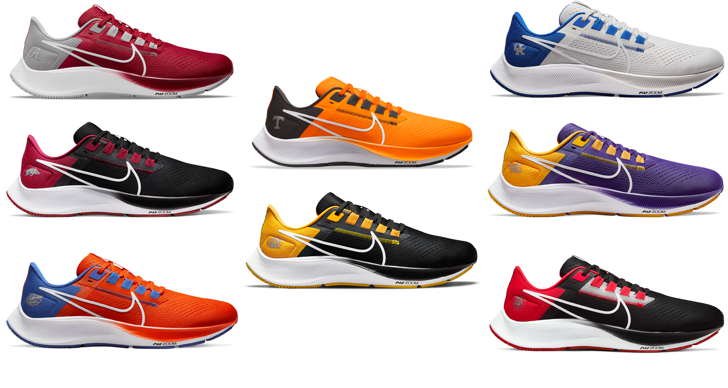 Nike's New Zoom Pegasus 38 College Football Shoes Available For Alabama, Clemson, Ohio State Fans, Plus 20 More Teams | xn--90absbknhbvge.xn--p1ai:443