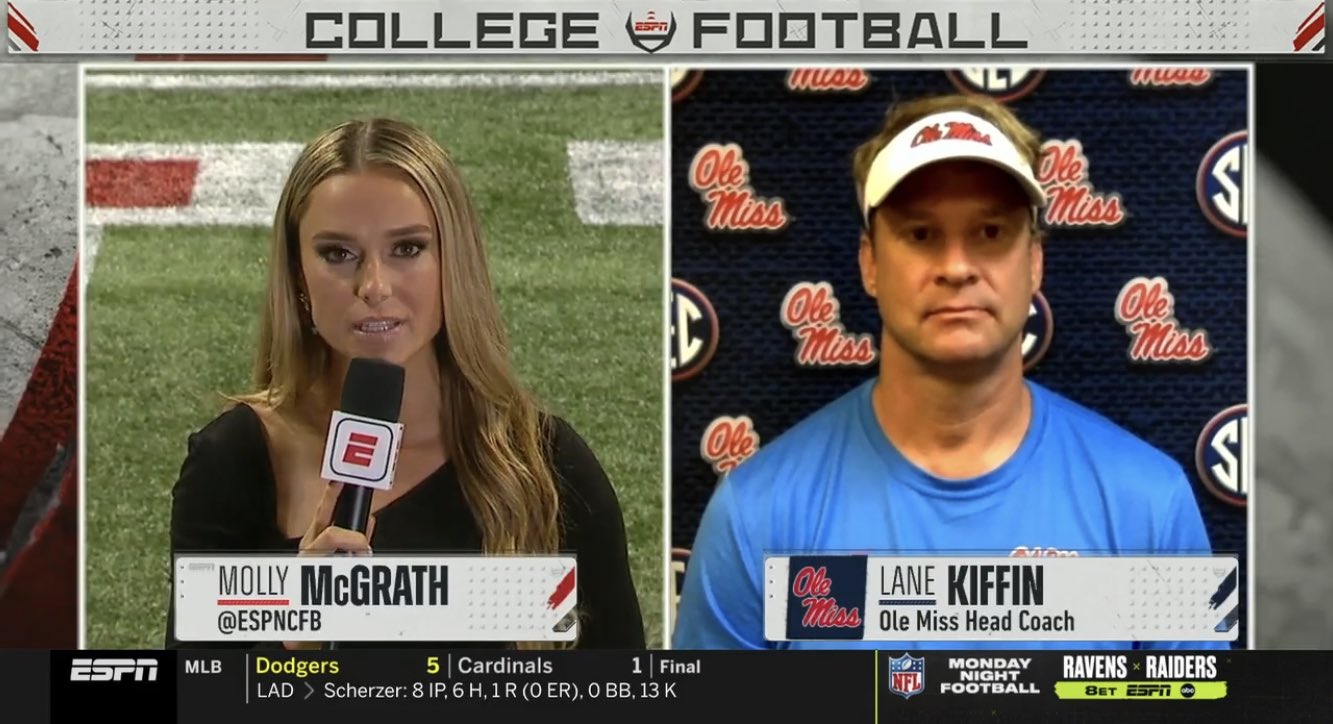 lane kiffin s pregame zoom interview had cfb twitter cracking jokes