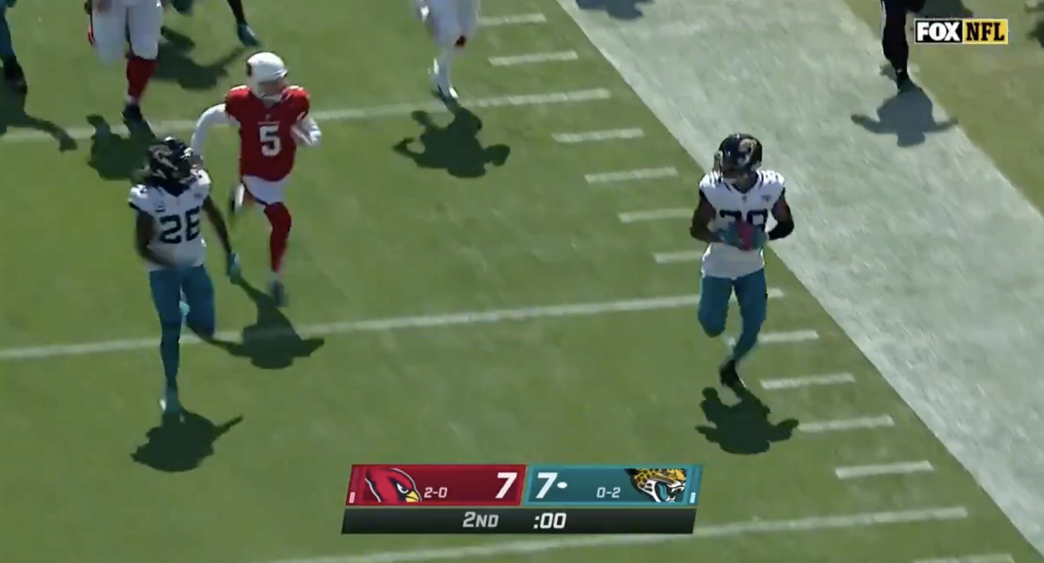 Gus Johnson Erupts After Jaguars Return Kick Six 109 Yards Against Cardinals