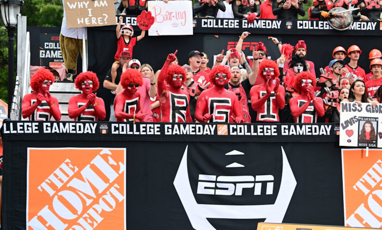 'College GameDay' at stats ahead of Saturday's show in Athens