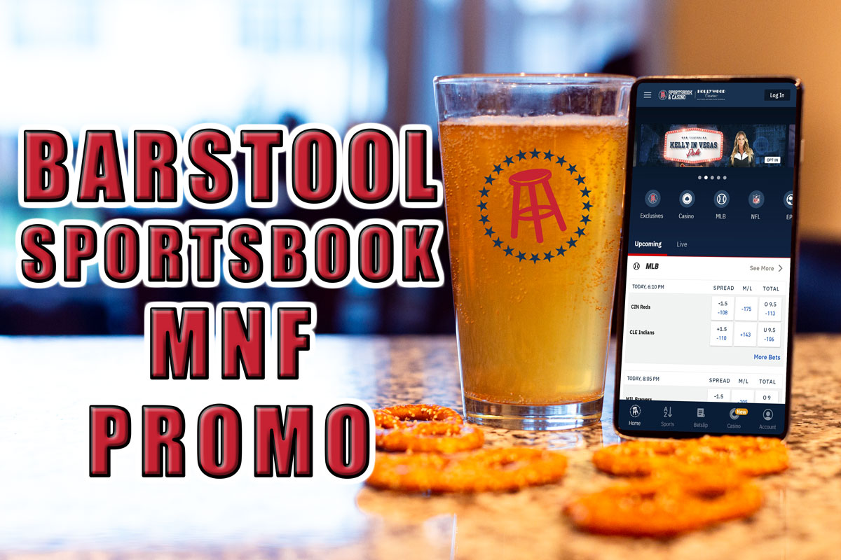 Barstool Sportsbook Promo for MNF Offers RiskFree Bet, Boosts