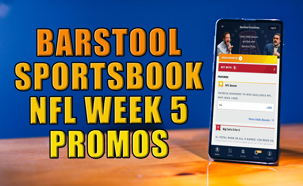 Barstool Sportsbook Promos and Bonuses for NFL, NCAAF, MLB Weekend