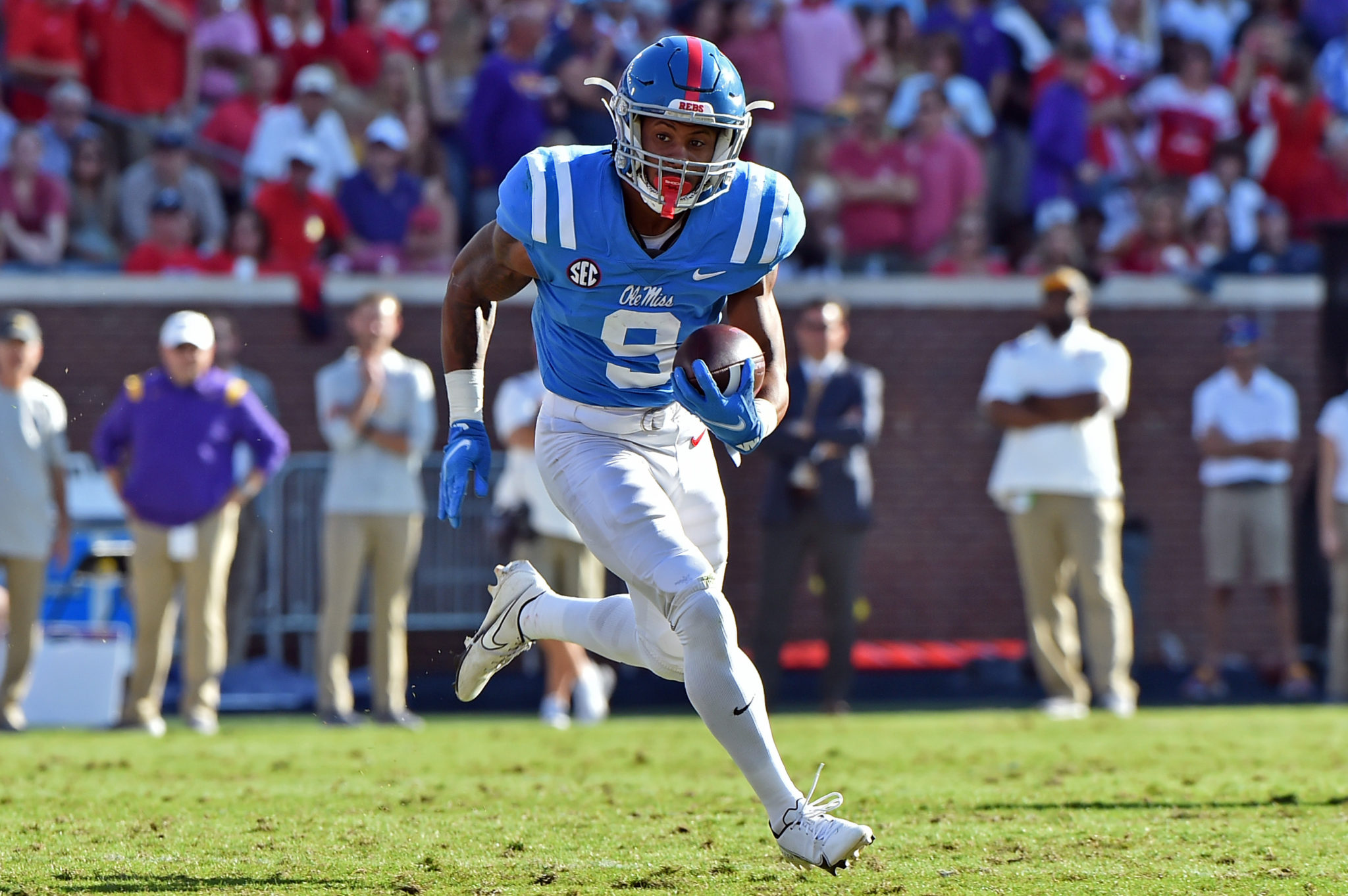 Jerrion Ealy, Ole Miss running backs hitting their stride in time for
