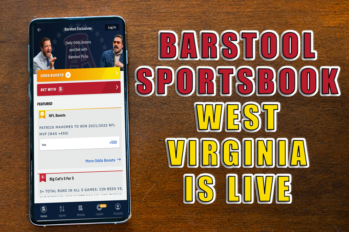 Barstool Sportsbook West Virginia Is Live, Get Bonus Now