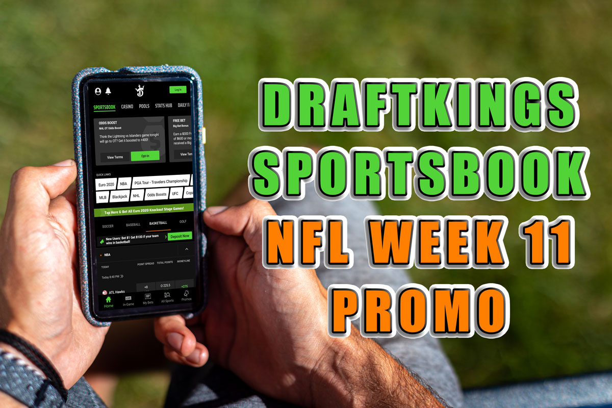 DraftKings Sportsbook Promo for NFL Week 11 Brings 1001 NoBrainer