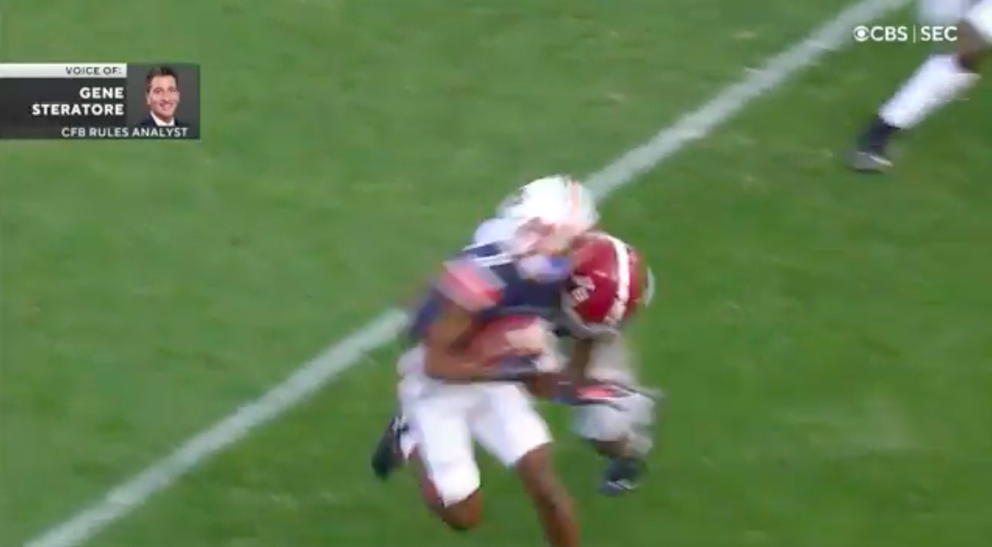 jameson williams ejected for targeting in iron bowl