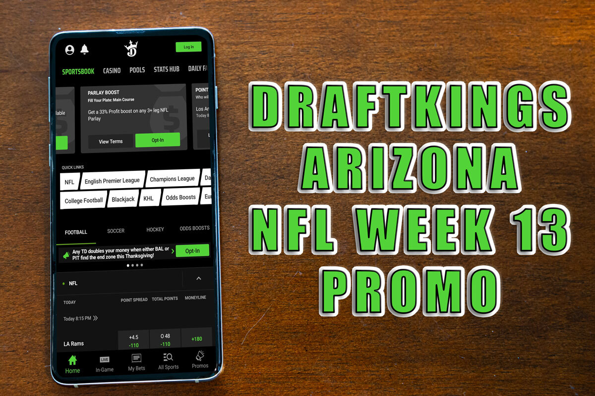 DraftKings Arizona Week 13 NFL Promo Offers Big Boost