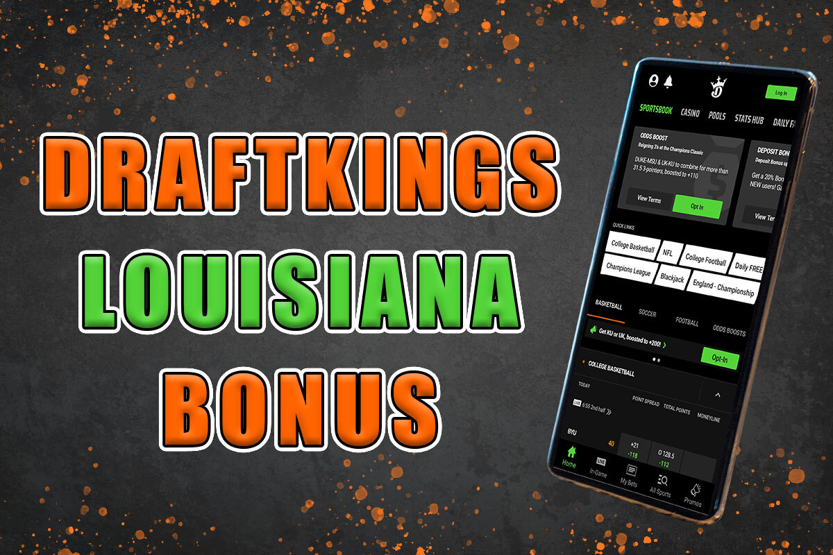 DraftKings Louisiana Prepares For Impending Launch With 100 Free