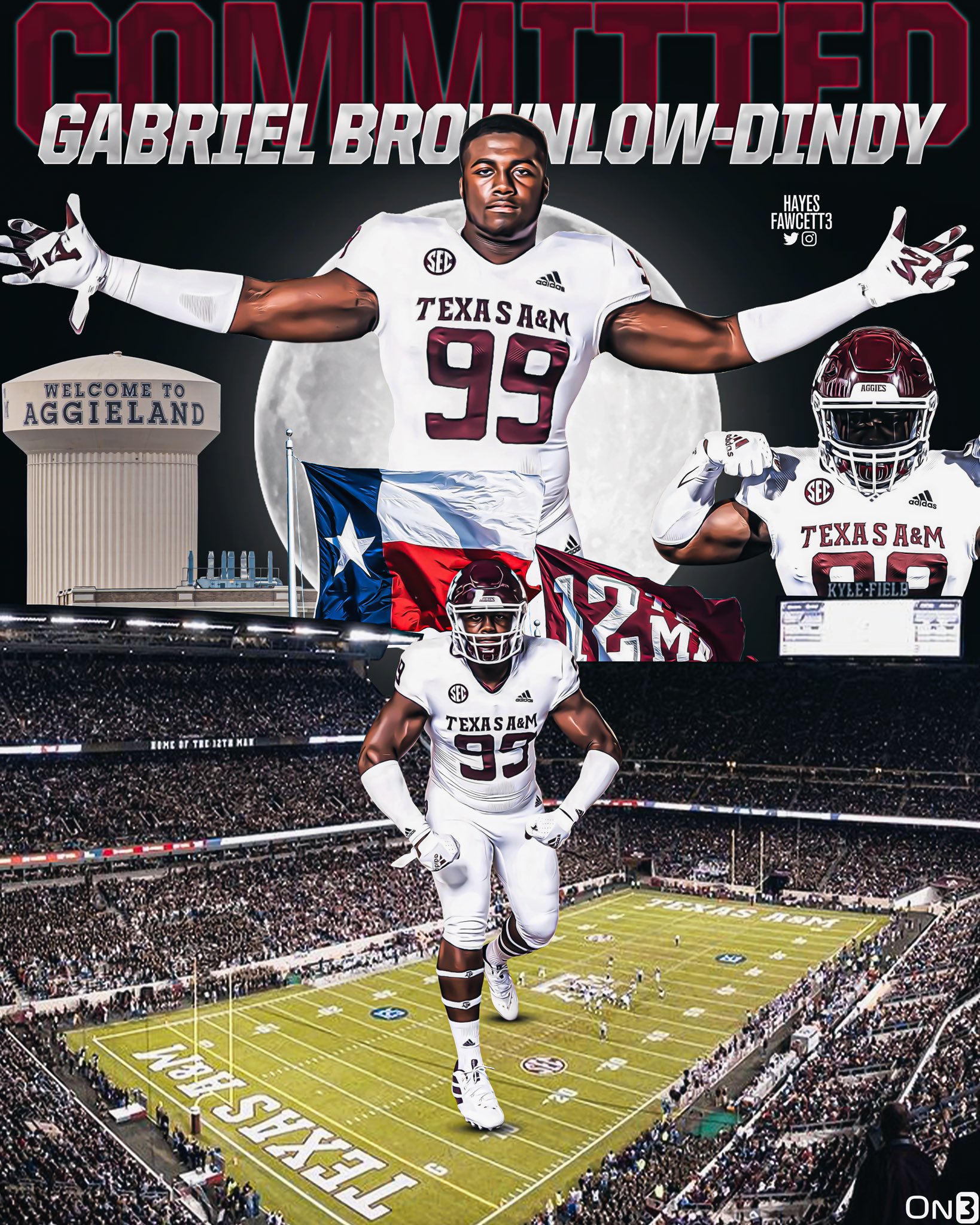 Gabriel Brownlow Dindy 5 Star Dl Flips Commitment To Texas A M