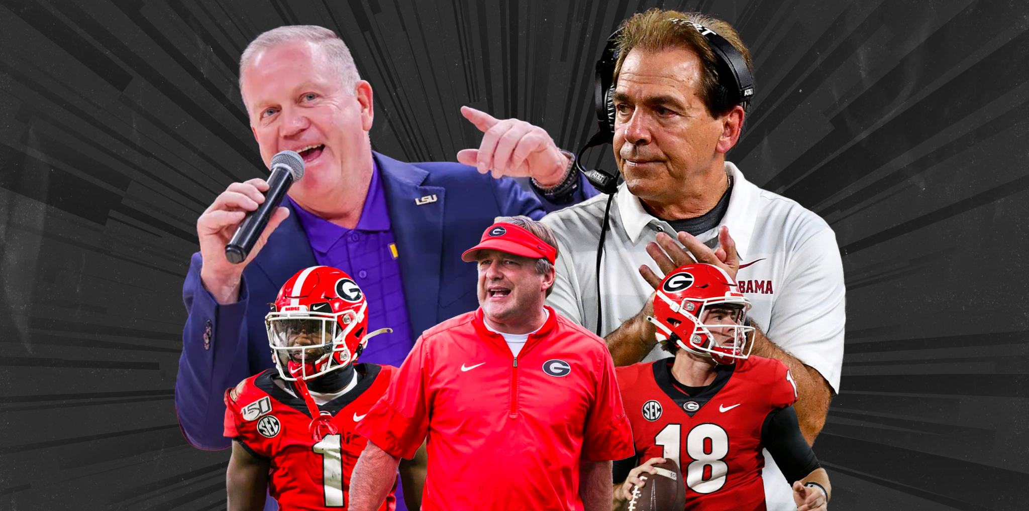 first and 10 joke all you want about that accent brian kelly sounds like a championship lock at lsu