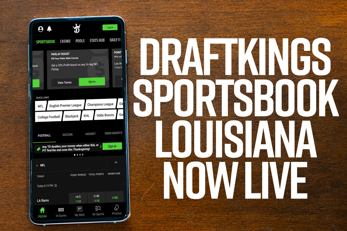 DraftKings Louisiana Finally Launches Sportsbook App At Last