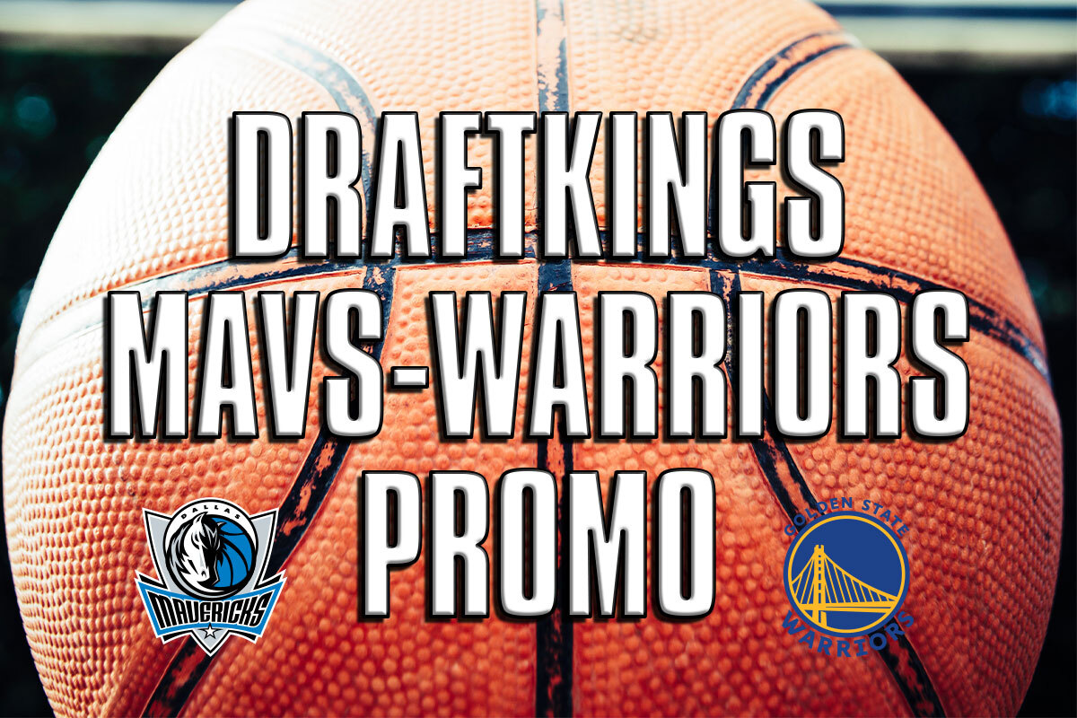 DraftKings NBA Promo for MavsWarriors Bet 5, Win 150