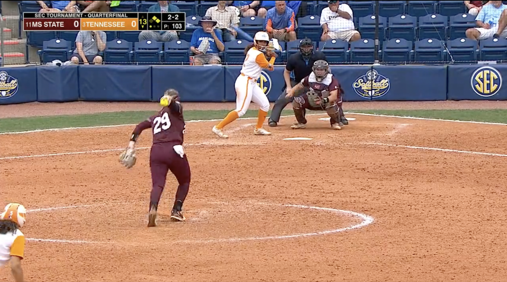 Tennessee delivers walkoff victory in longest game in SEC Tournament