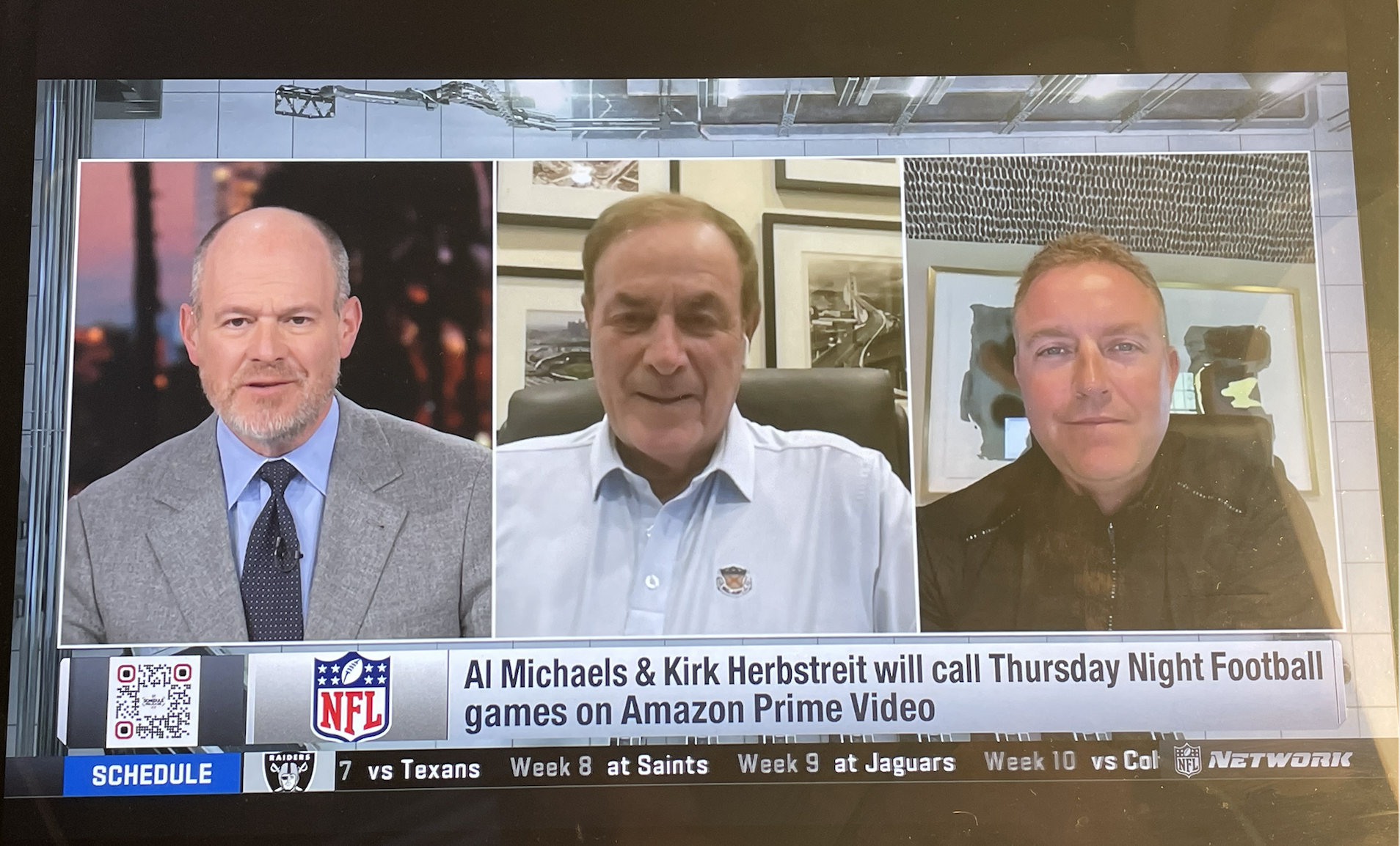 NFL news:  targeting Kirk Herbstreit for Thursday Night Football