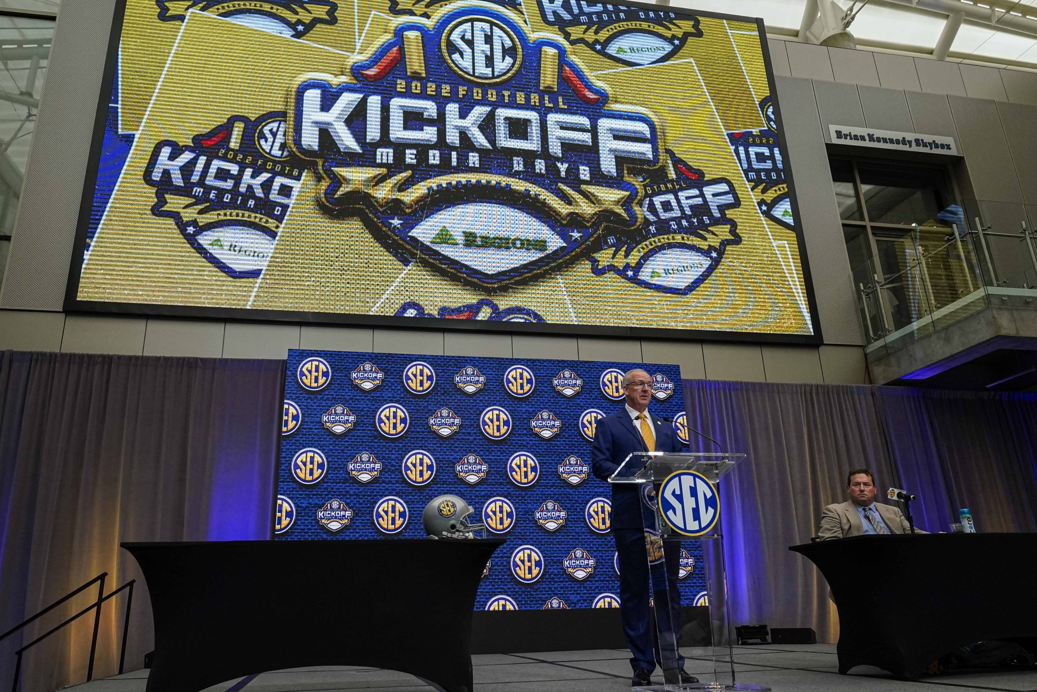 2022 SEC Media Days Schedule, list of attendees (July 21, 2022)