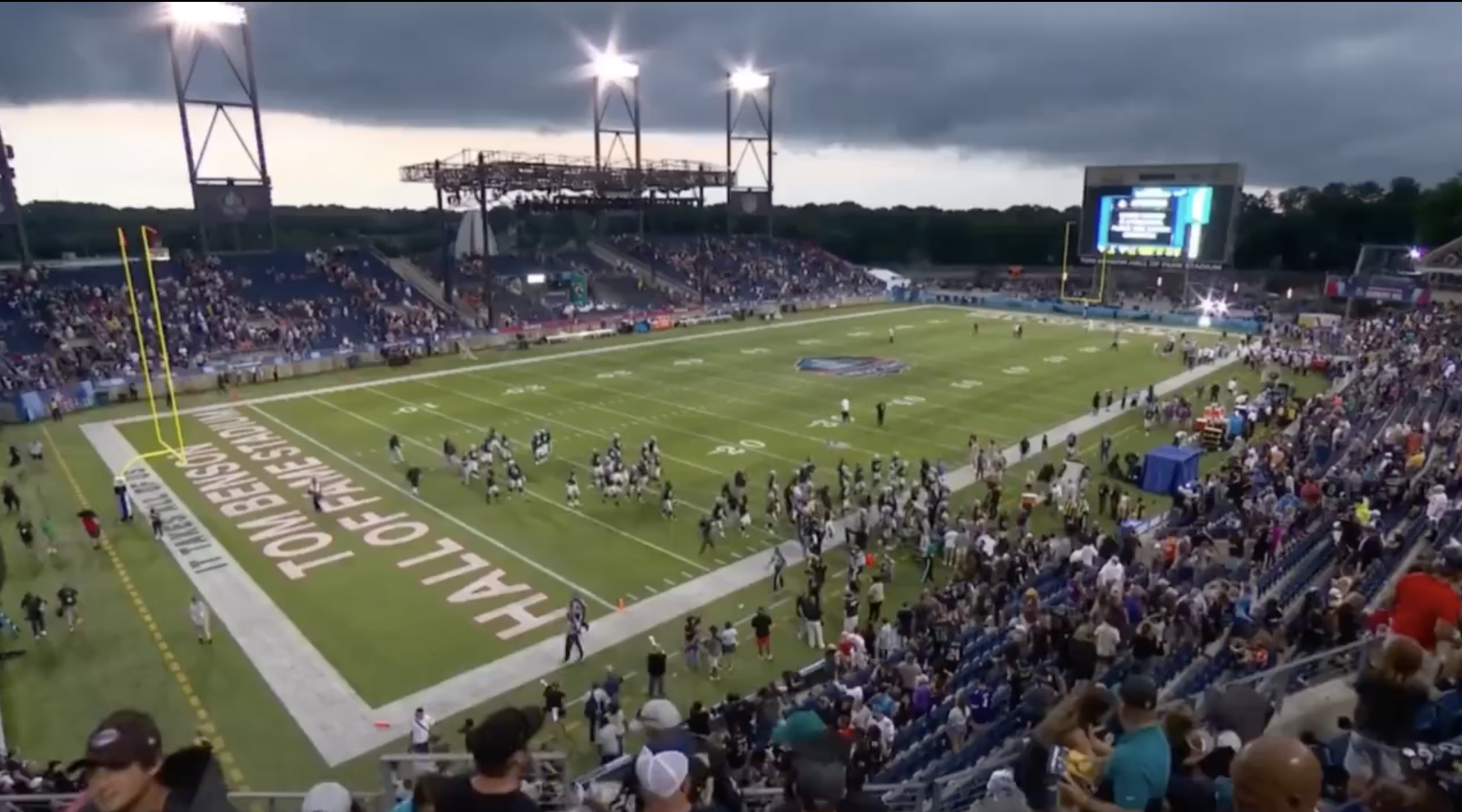 NFL Hall Of Fame Game First NFL Preseason Matchup Of 2022 Delayed