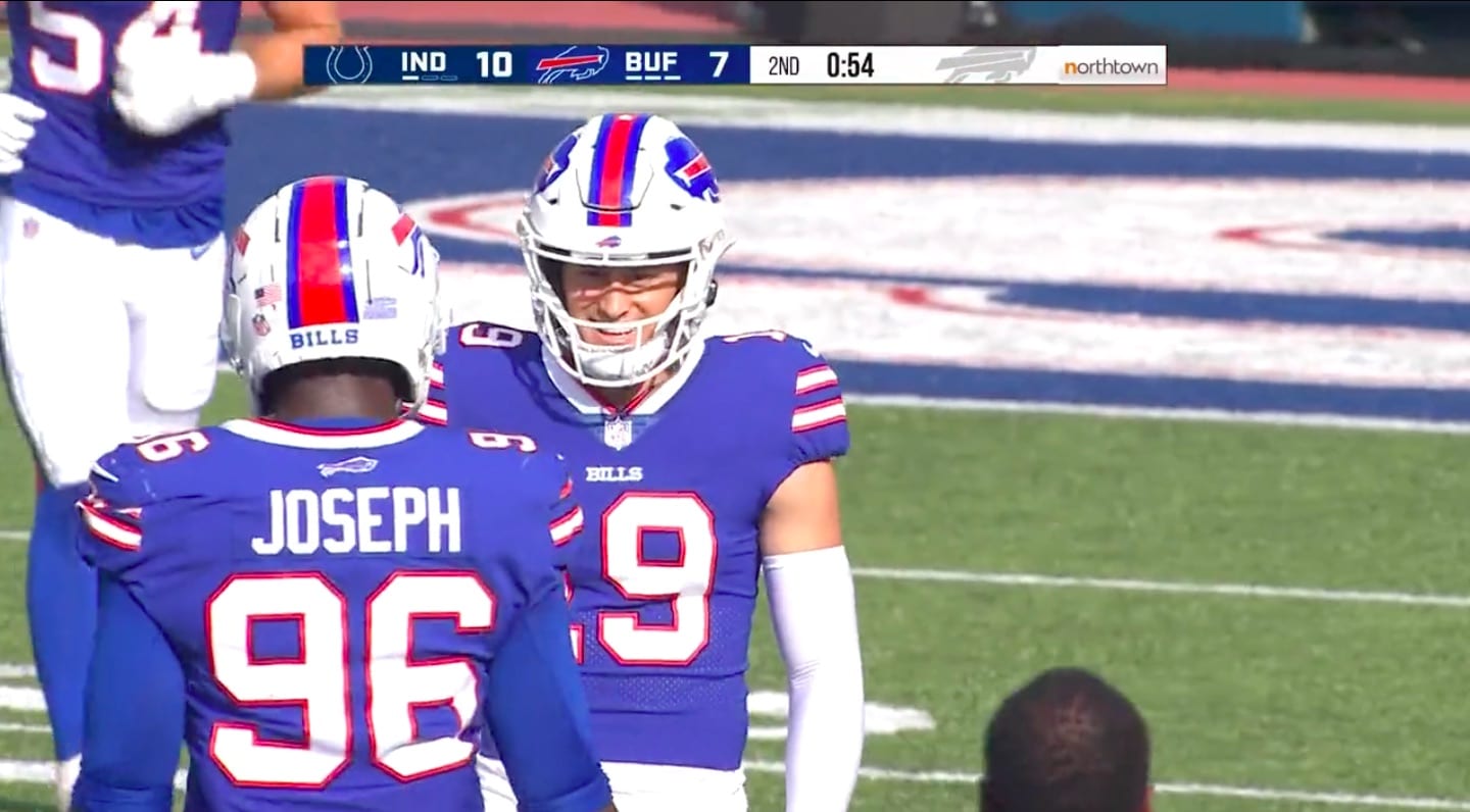 Buffalo Bills punter booms insane 82yard punt vs. Indianapolis Colts