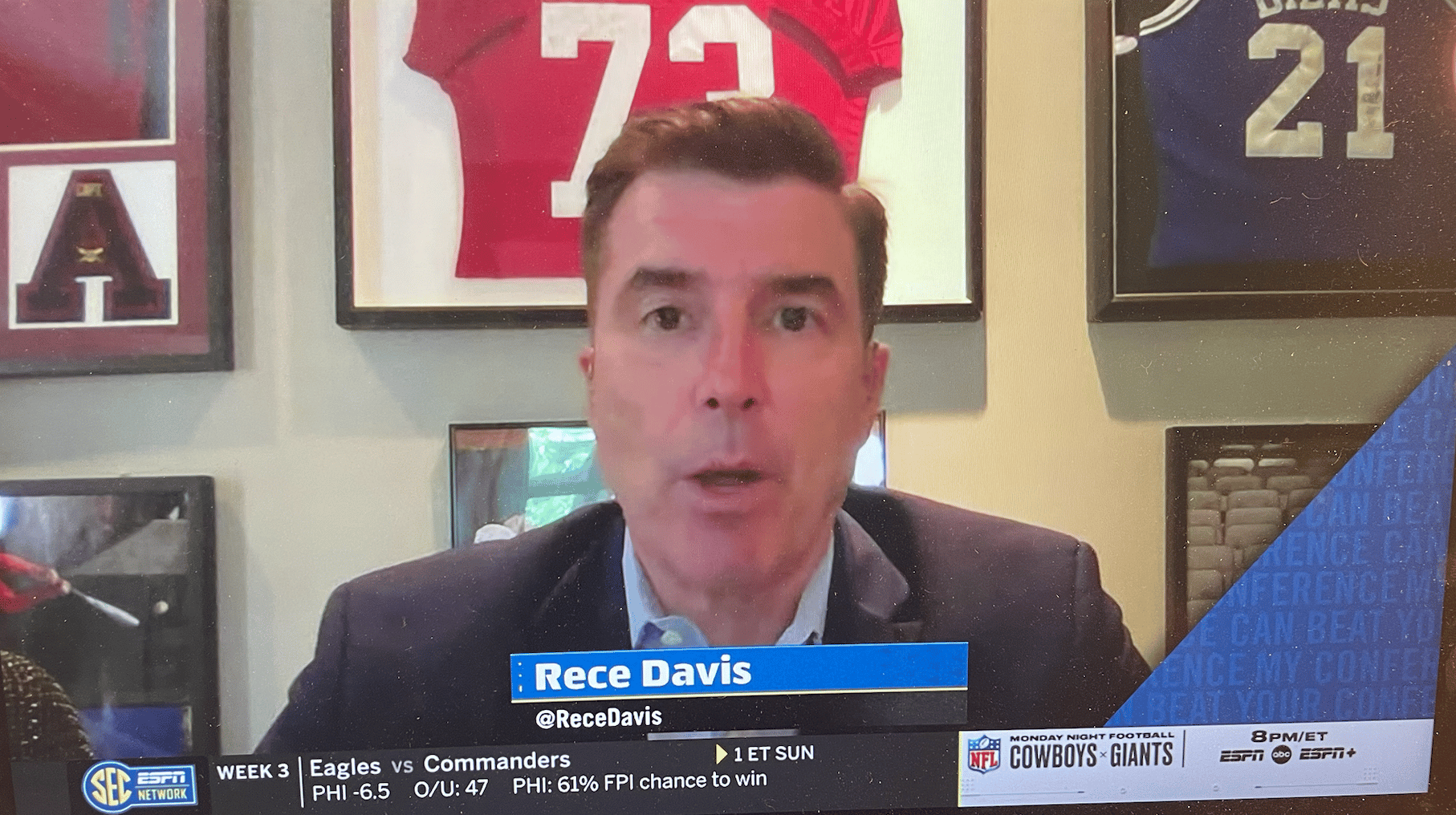 Dolly Parton at College GameDay Rece Davis updates the possibility at