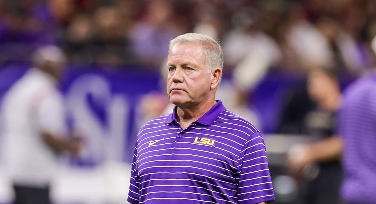 Brian Kelly makes largest contribution by a sitting head coach in LSU history Brian Kelly makes largest contribution by a sitting head coach in LSU history
