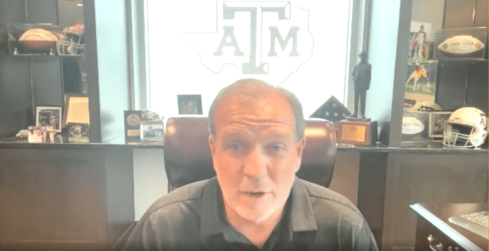 Jimbo Fisher responds to question of whether he'd ever coach at West