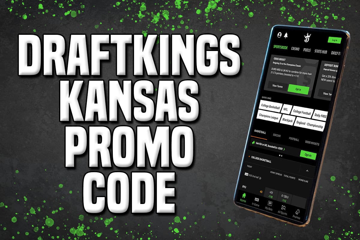 DraftKings Kansas promo code bet 5, win 200 on any game