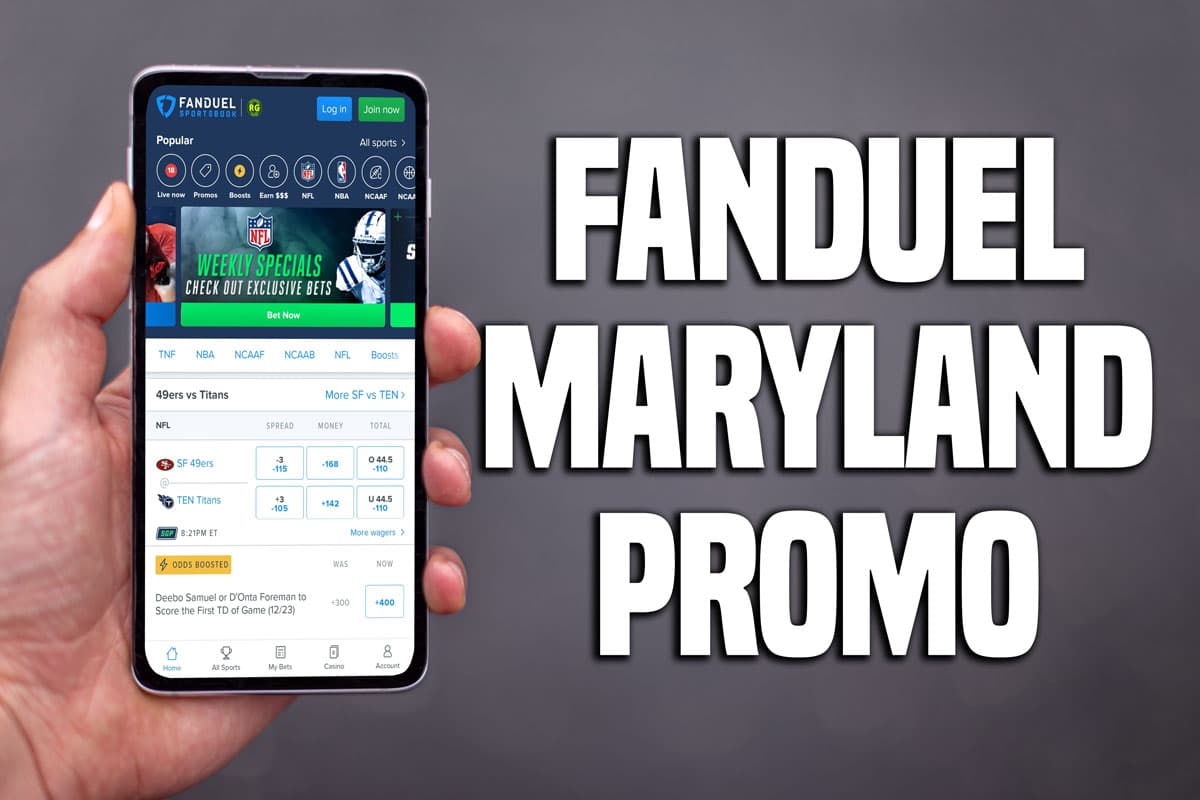 FanDuel Maryland Promo Code Sign Up In Coming Days for 100 PreLaunch