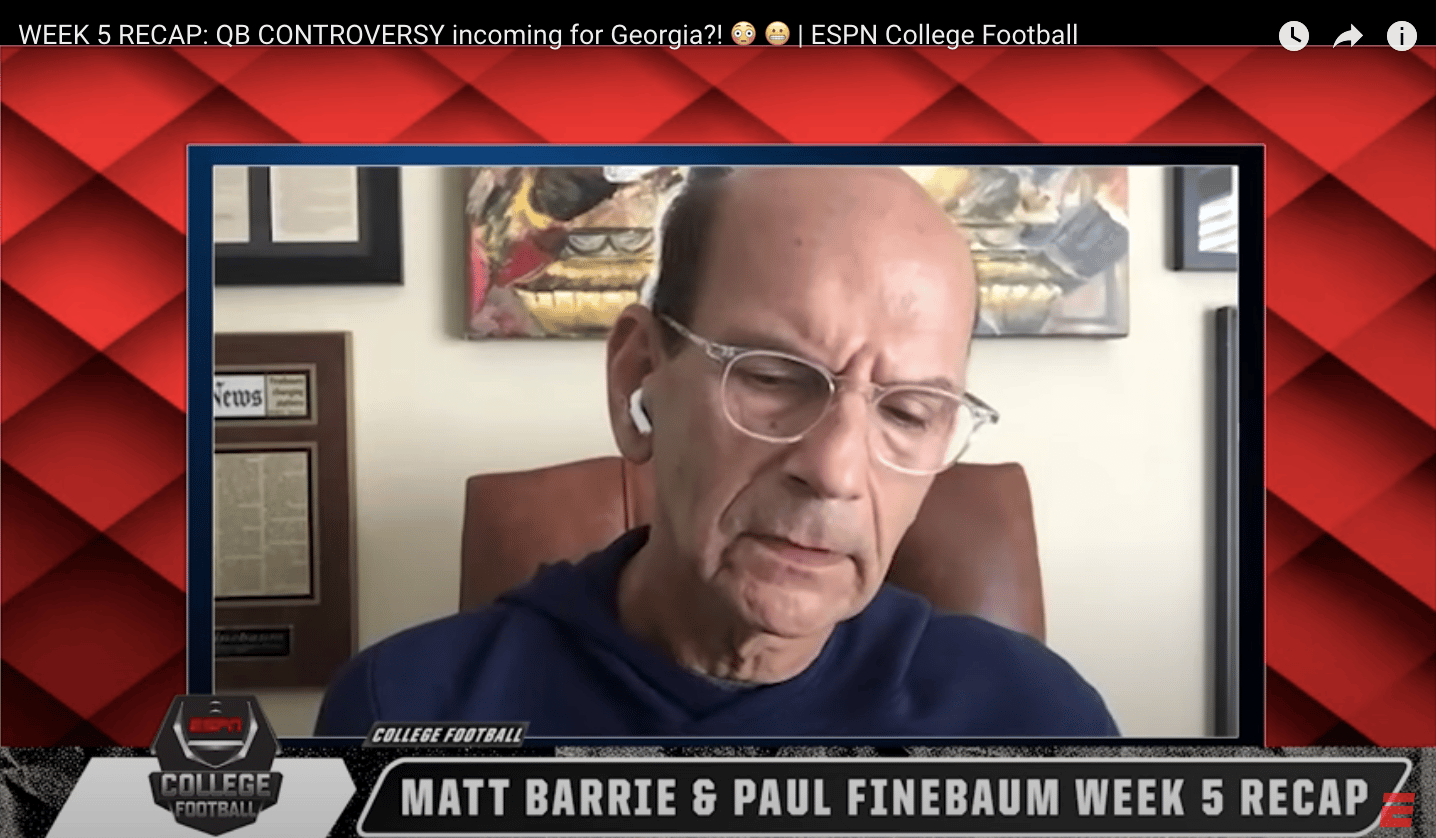 Paul Finebaum on Georgia QB situation: 'There'll be a controversy at  Georgia'