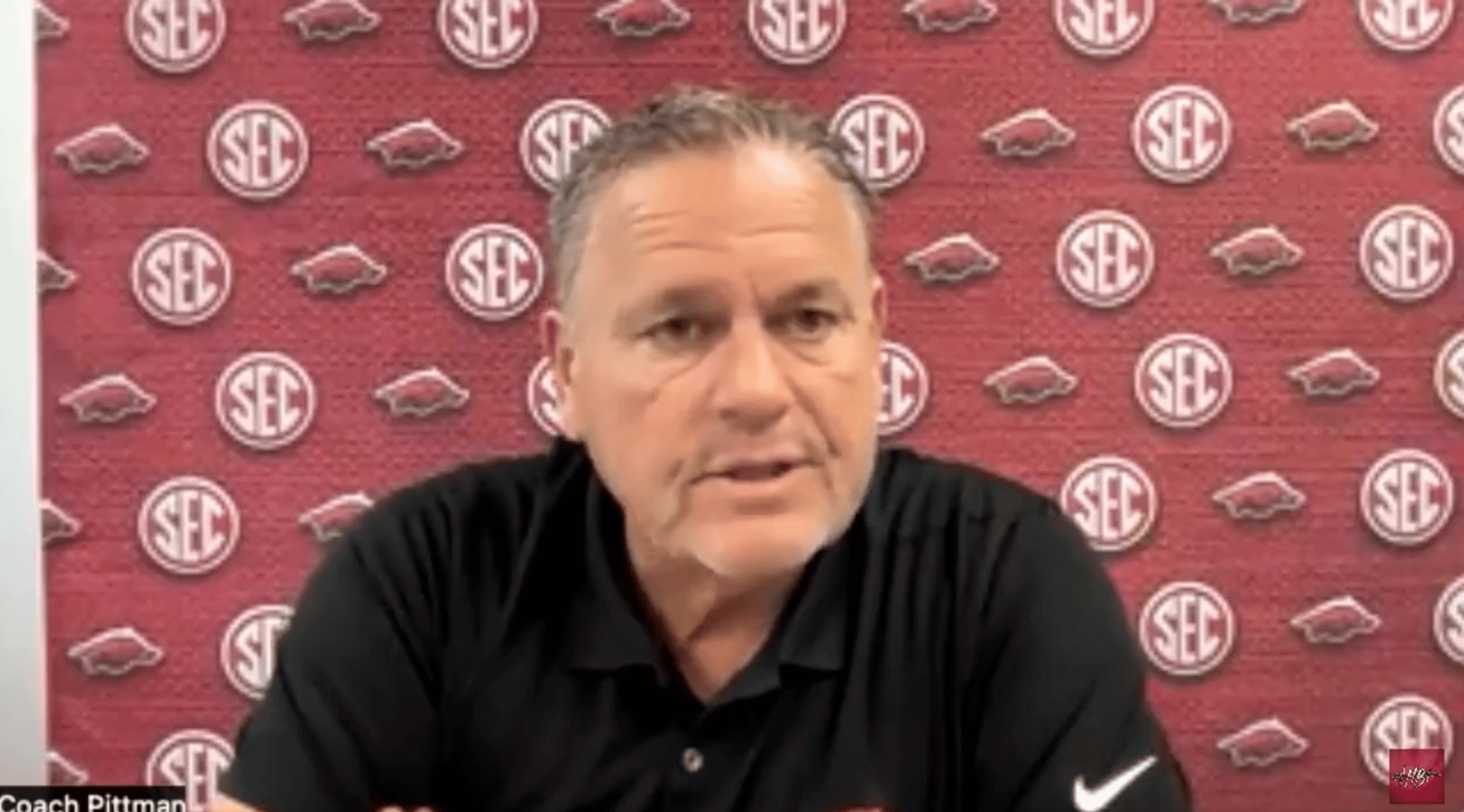 Sam Pittman shares how he'll decide on KJ Jefferson's availability