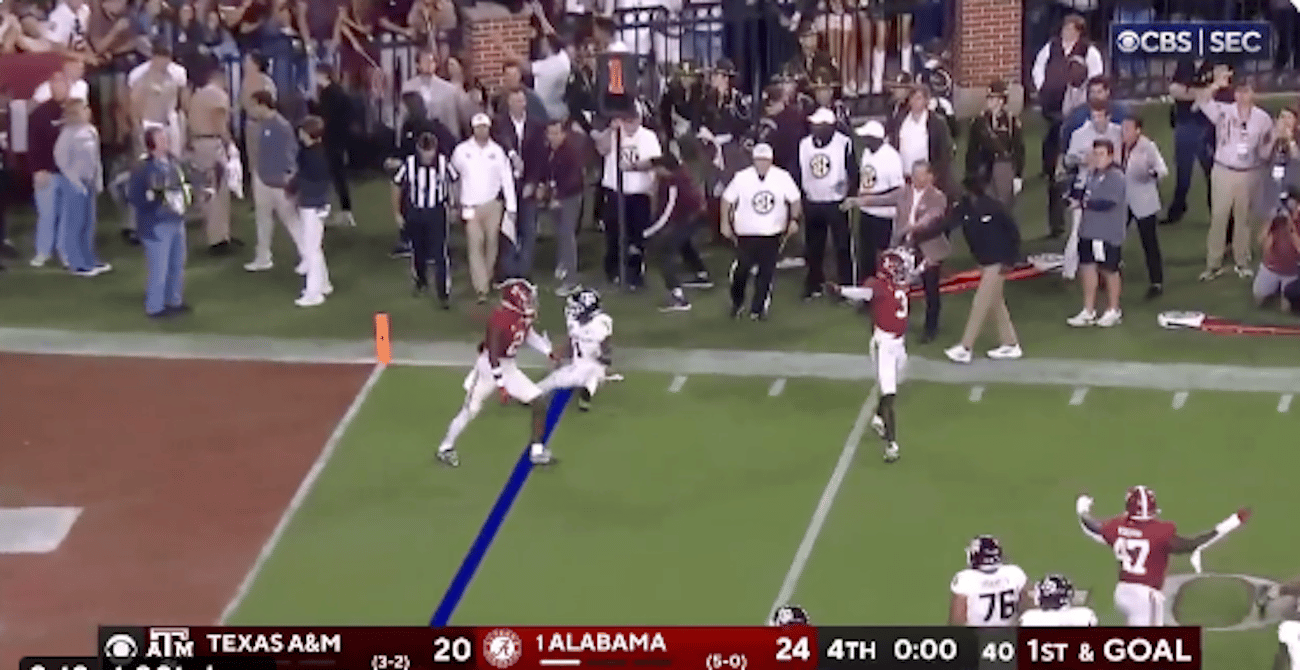 Texas A&M gets crushed for final playcall in the loss against Alabama