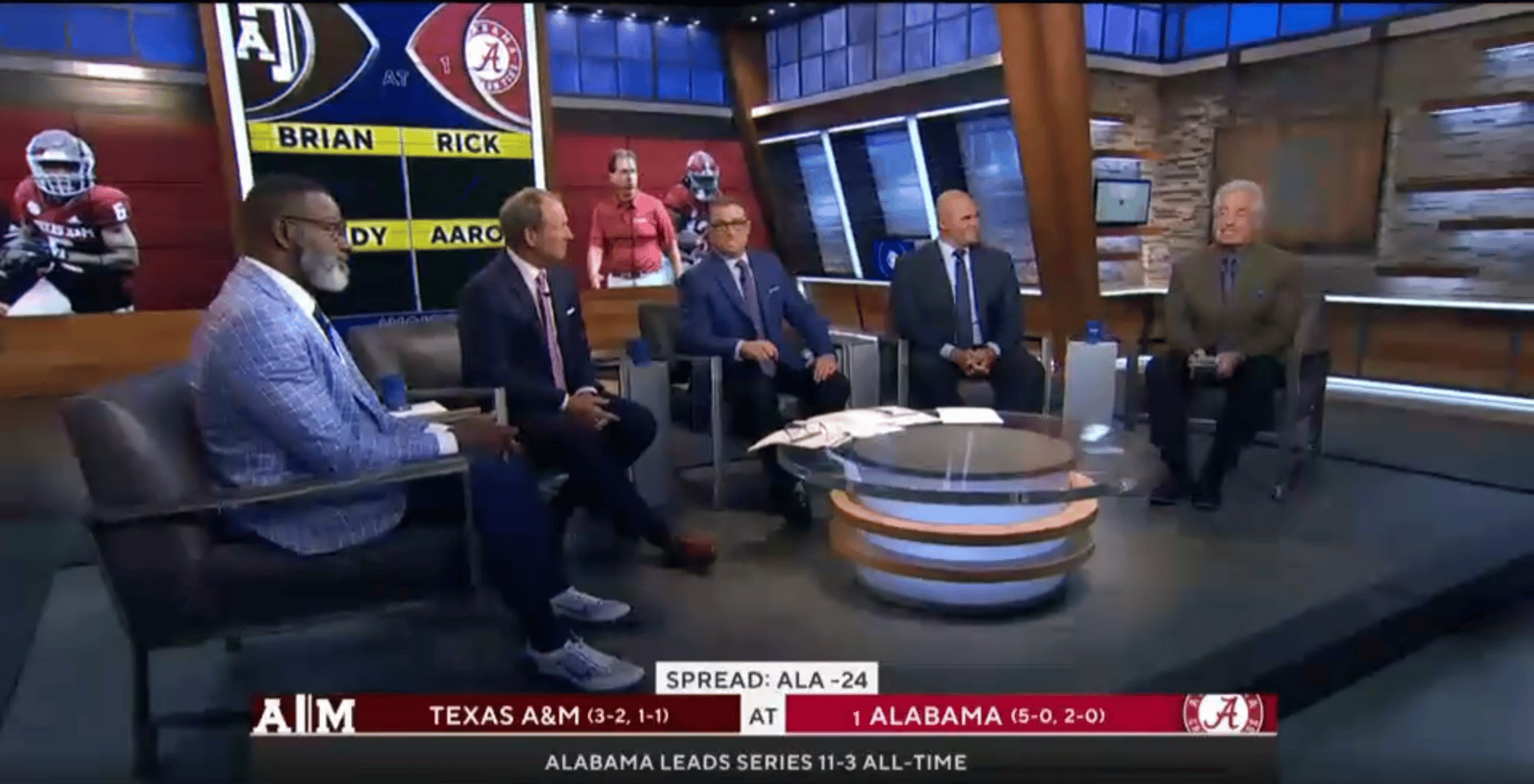 CBS Sports analysts predict AlabamaTexas A&M game