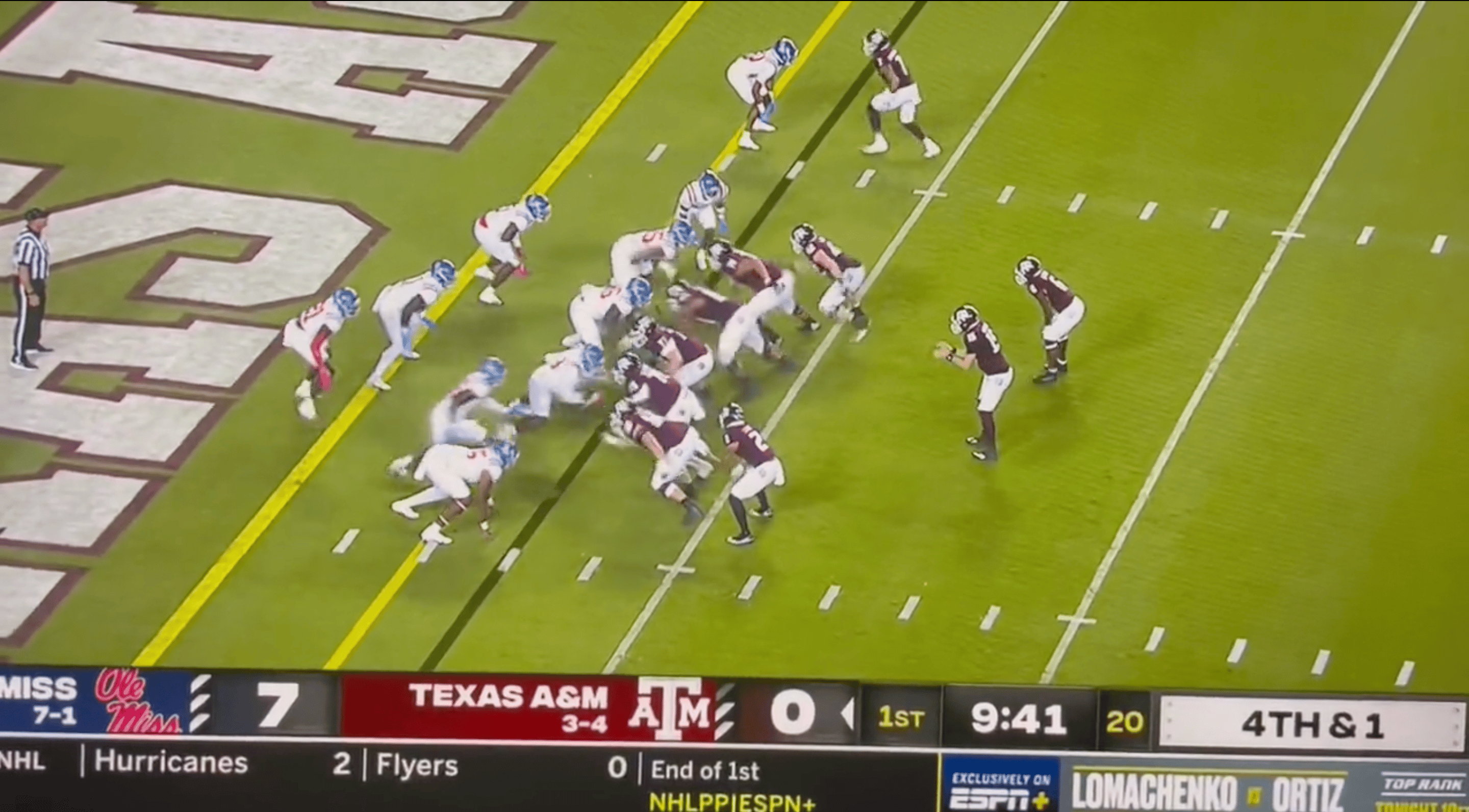 Conner Weigman throws first touchdown pass on opening drive as starting QB