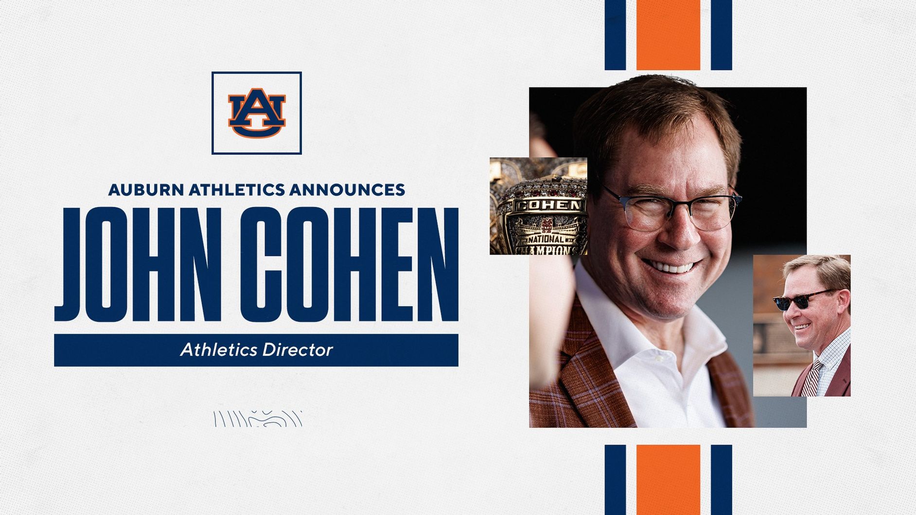 Auburn officially announces John Cohen as new AD