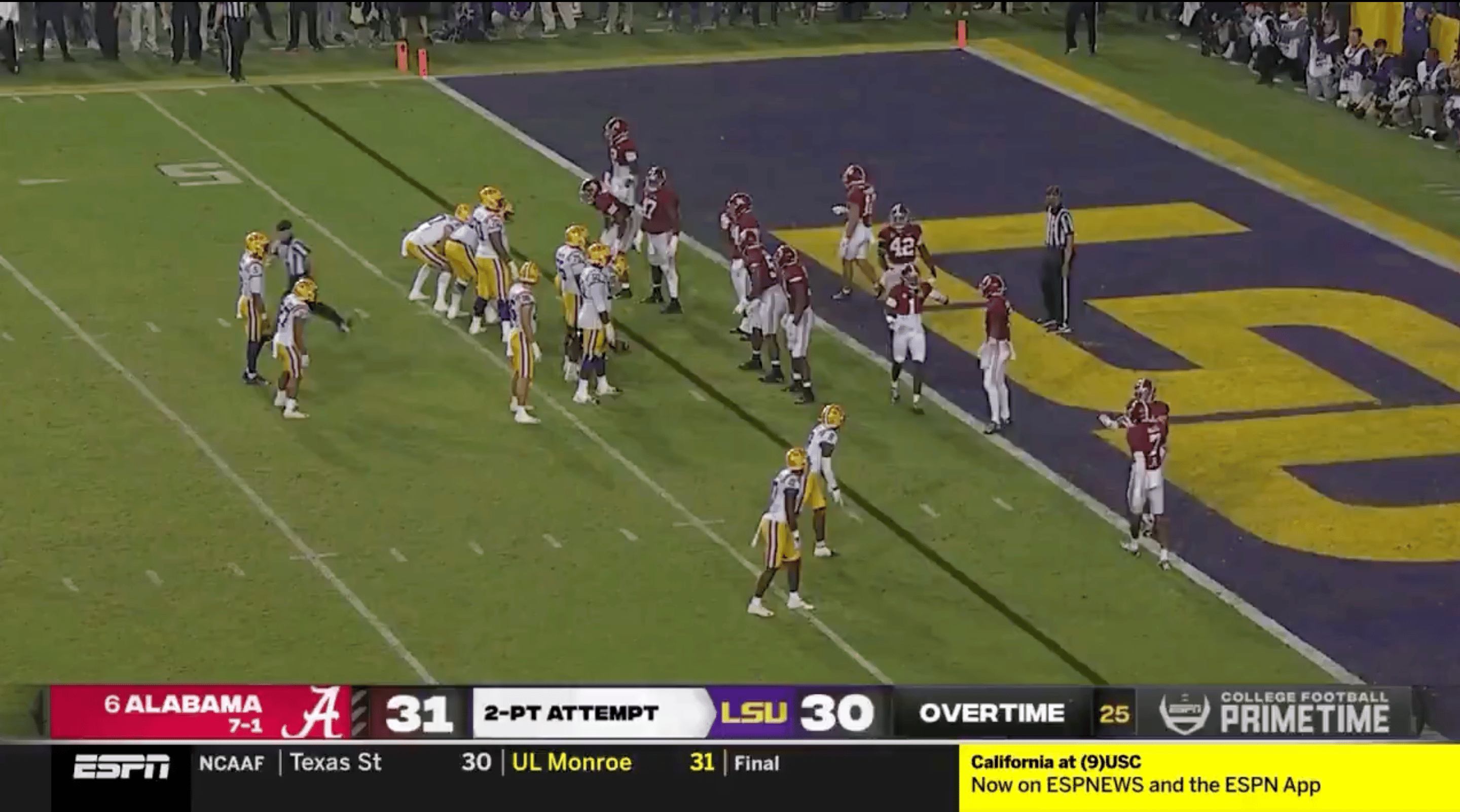 LSU Radio Call Of 2 point Conversion To Beat Alabama Reveals Sheer lsu-radio-call-of-2-point-conversion-to-beat-alabama-reveals-sheer