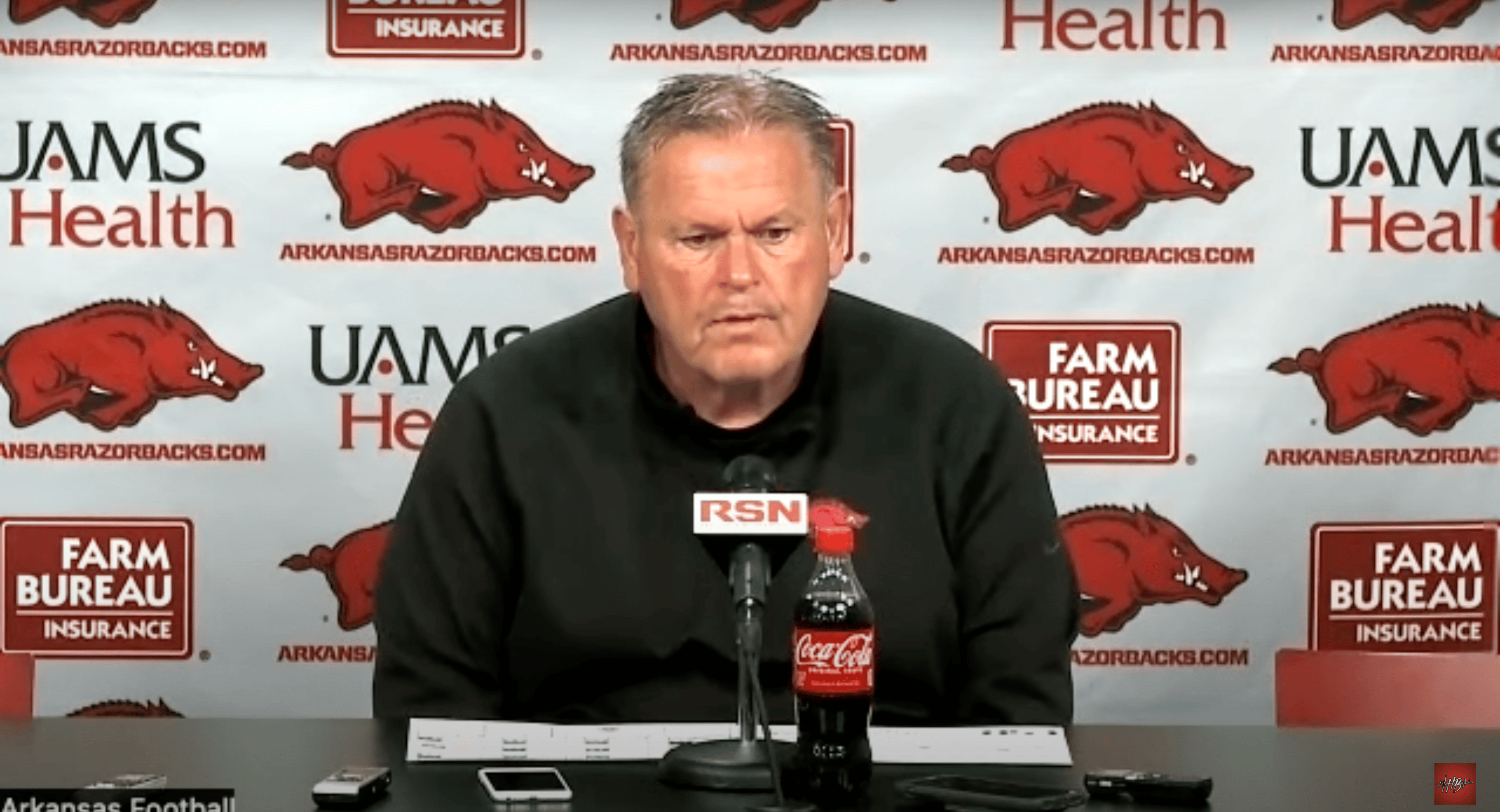 Sam Pittman announces suspensions for 2 Arkansas defenders