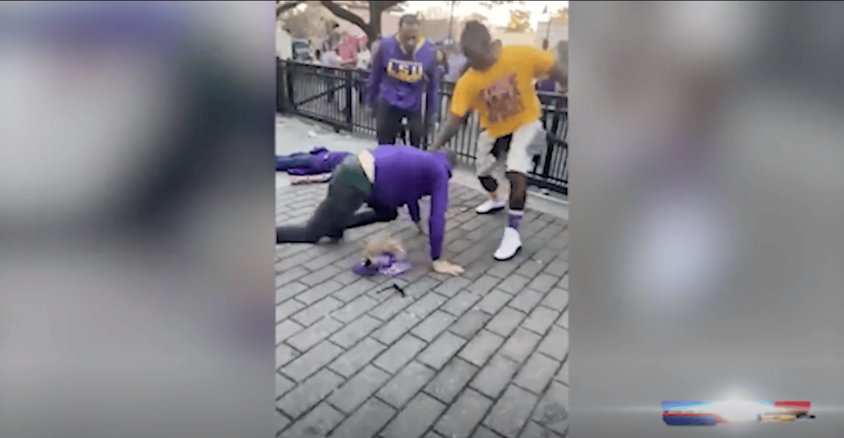 Video emerges from brawl at AlabamaLSU, including fan tangling with deputy