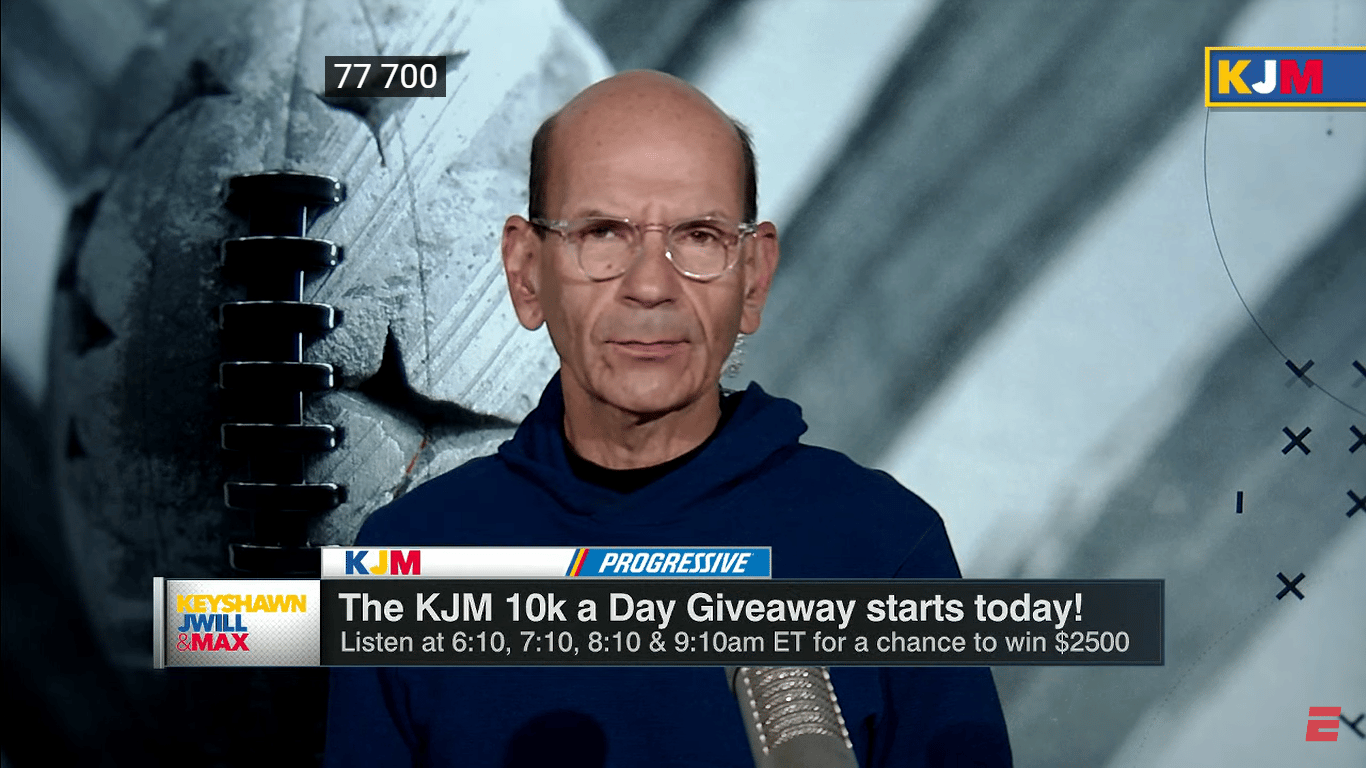 Paul Finebaum explains why there will be no movement at top of 3rd