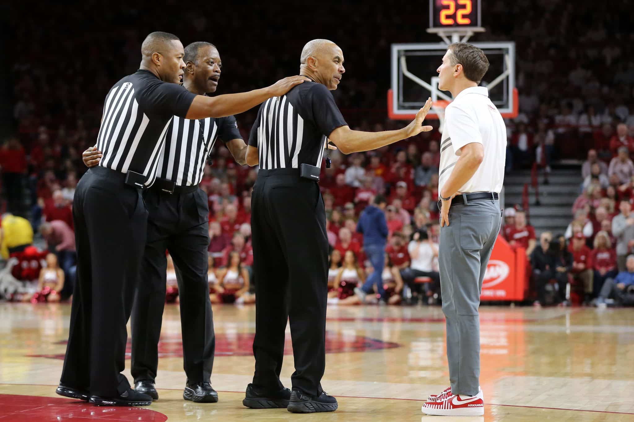Fans flame Arkansas-Alabama officials for multiple phantom fouls, slow pace of play